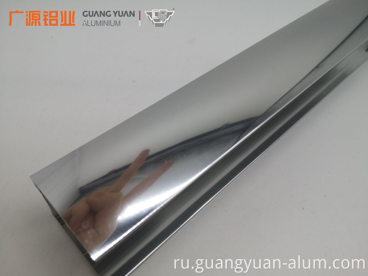 guangyuan aluminum co., ltd polished aluminium profile U shape aluminum profile shower aluminium profile